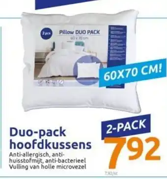 Duo-pack hoofdkussens 2-pack