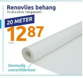 Action Renovlies behang 20m aanbieding