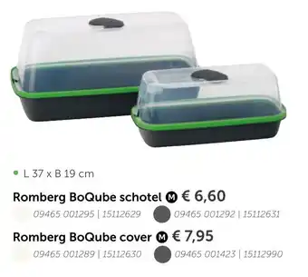 Urban Gardening Romberg BoQube schotel M