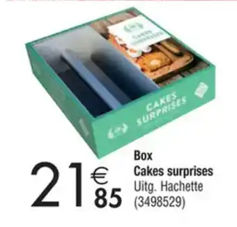 Cora Box Cakes surprises aanbieding