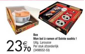 Box Mon bol à ramen of Soirée sushis!