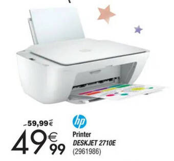 Cora Printer DESKJET 2710E aanbieding