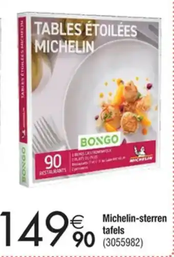 Michelin-sterren tafels