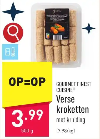 ALDI Verse kroketten 500 g aanbieding