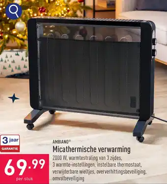 ALDI Micathermische verwarming aanbieding