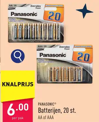 PANASONIC Batterijen, 20 st.