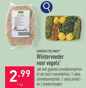 ALDI Wintervoeder voor vogels 1 kg aanbieding