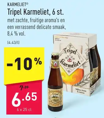 ALDI Tripel Karmeliet, 6 st. aanbieding