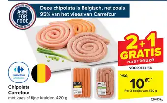 Carrefour Chipolata aanbieding