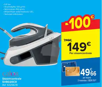 Carrefour Stoomcentrale SV8020C0 aanbieding