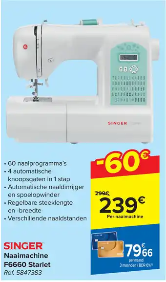 Naaimachine F6660 Starlet