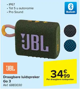 Draagbare luidspreker Go 3