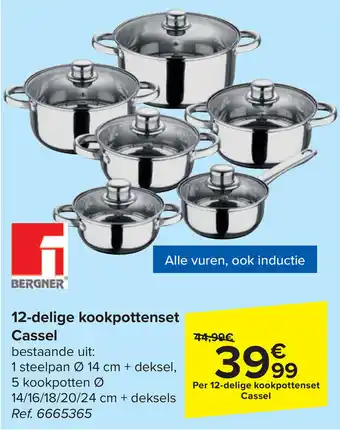 12-delige kookpottenset Cassel
