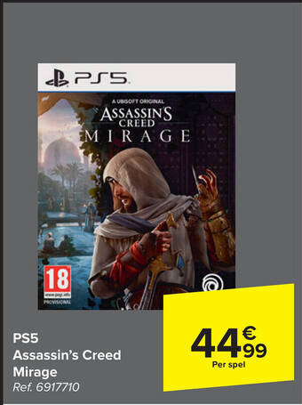 Carrefour PS5 Assassin's Creed Mirage aanbieding