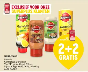 Delhaize Koude saus Pauwels aanbieding