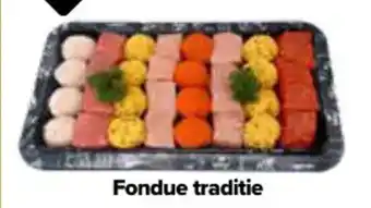 Carrefour Fondue traditie aanbieding