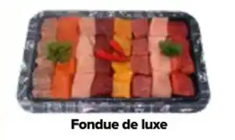 Carrefour Fondue de luxe aanbieding
