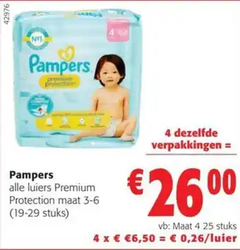 Colruyt Pampers aanbieding