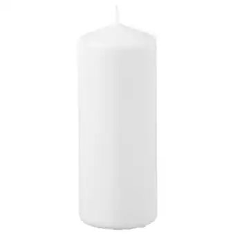 IKEA Fenomen geurloze stompkaars, wit, 19 cm aanbieding