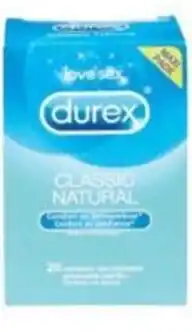 Colruyt Durex Classic Condoms Natural 20 stuks aanbieding