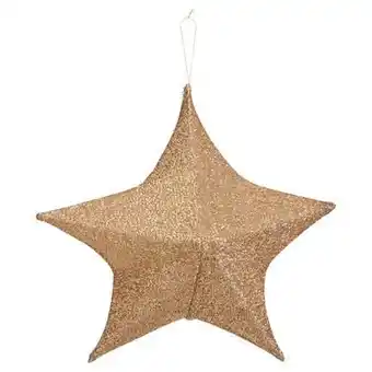Kwantum Lurex ster champagne aanbieding