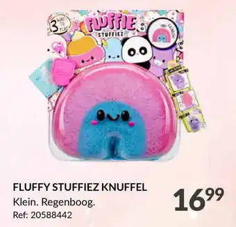 Fun Fluffie stuffiez knuffel s regenboog (1 van assortiment) aanbieding