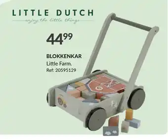 Little dutch little farm blokkenkar
