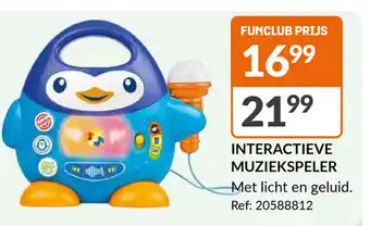 Pinguin muziekspeler - interactief