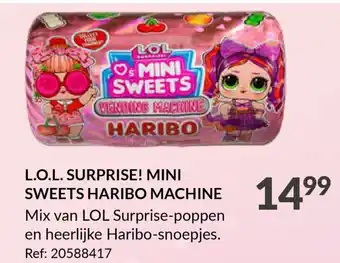 L.o.l. surprise! mini sweets haribo machine (1 van assortiment)