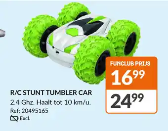 Fun R/C STUNT TUMBLER CAR aanbieding