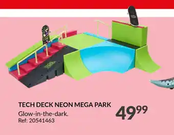 TECH DECK NEON MEGA PARK Glow-in-the-dark