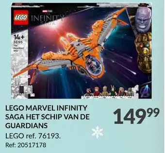Lego marvel infinity saga het schip van de guardians