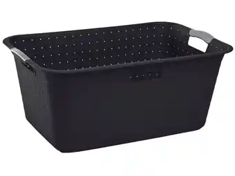 Hubo Curver nuance wasmand 42l zwart aanbieding