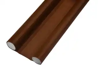 Hubo Confortex dubbele deurstrip 95x3 cm bruin aanbieding