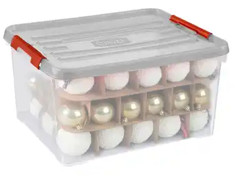Hubo Curver xmas box handy+ opbergbox 35l aanbieding