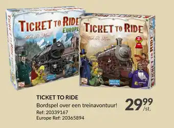 Fun TICKET TO RIDE aanbieding