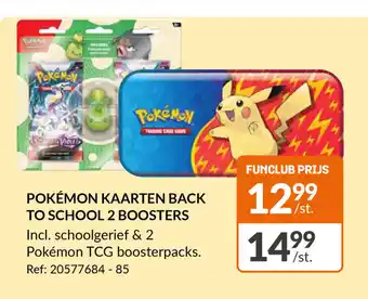 POKÉMON KAARTEN BACK TO SCHOOL 2 BOOSTERS