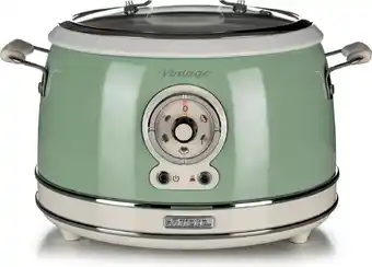 Ariete retro slowcooker & rijstkoker - 1.8 l - groen