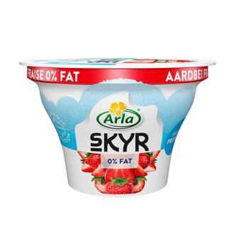 Delhaize Skyr | yoghurt | aardbei aanbieding