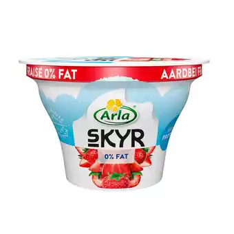 Delhaize Skyr | yoghurt | aardbei aanbieding