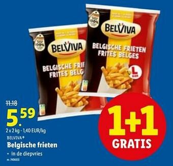 Lidl Belgische frieten aanbieding
