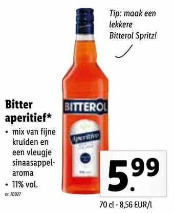 Bitter aperitief