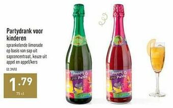 ALDI Partydrank voor kinderen aanbieding