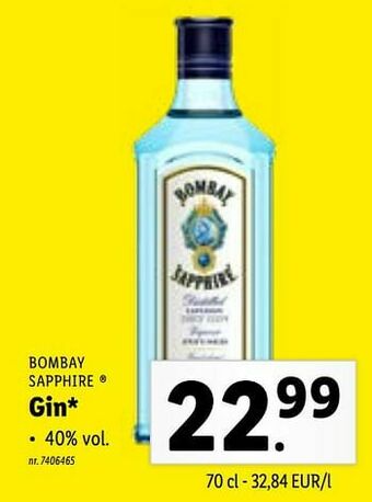 Lidl Gin aanbieding