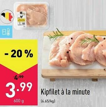 ALDI Kipfilet à la minute aanbieding