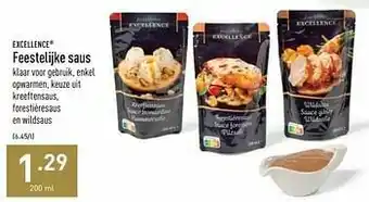 ALDI Feestelijke saus aanbieding