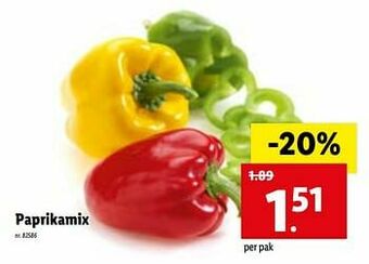 Lidl Paprikamix aanbieding