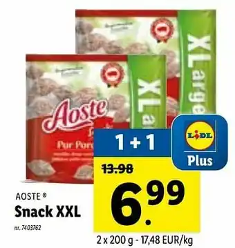 Lidl Snack xxl aanbieding