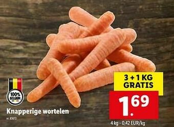 Lidl Knapperige wortelen aanbieding