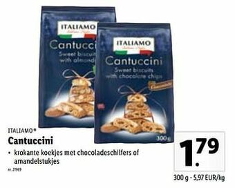 Lidl Cantuccini aanbieding